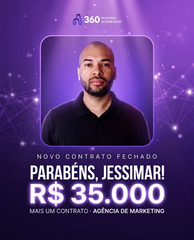 Jessimar fechou R$ 35.000, Agência de marketing